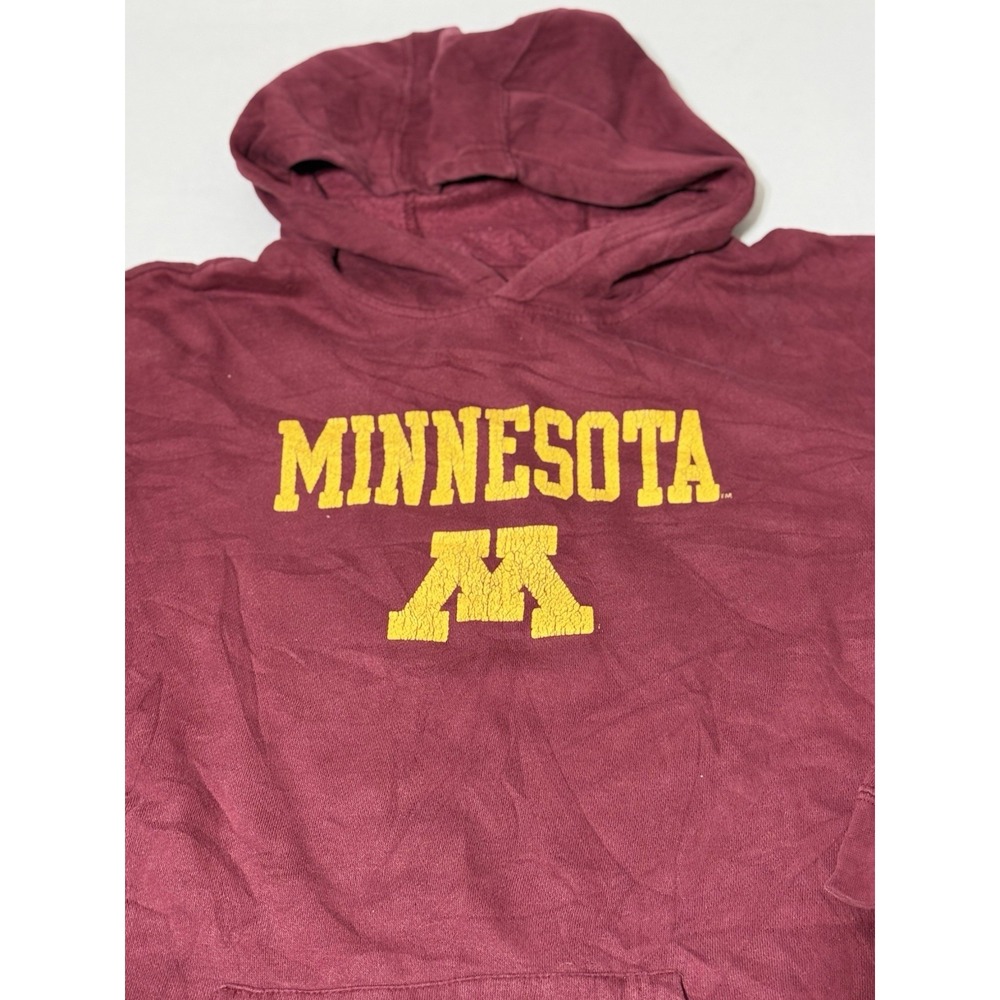 Adidas Minnesota Gophers Sweatshirt Mens Small Red Hoodie - Picture 2 of 7